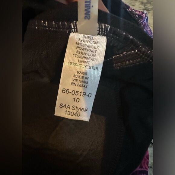 NWT Swimsuit For All Twist Front Maillot One Piece Women Size 10 - Picture 12 of 14